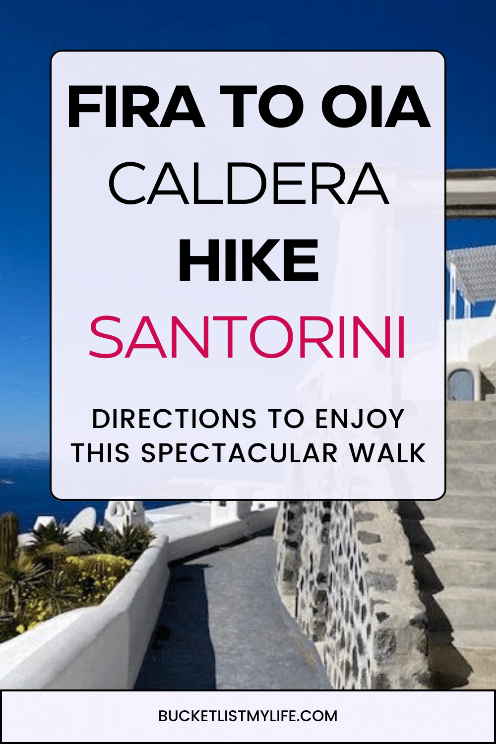 Fira to Oia Hike: Walk the Santorini Caldera for Outstanding Views