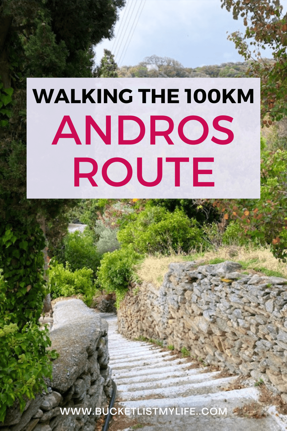 Hiking in Andros: A Paradise for Walkers