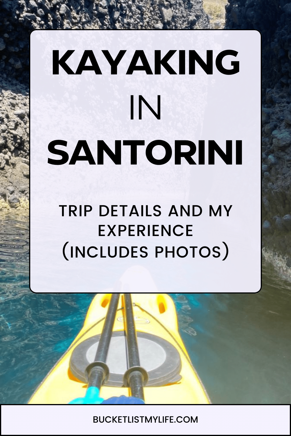 Kayaking In Santorini: Details of a Great Experience