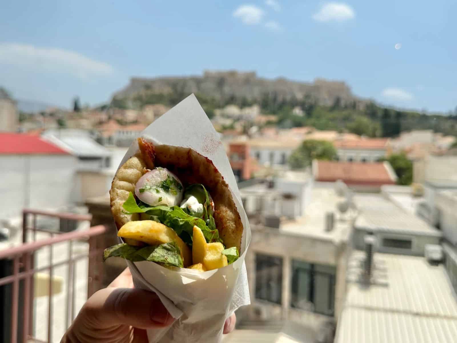 9 Best Gyros in Athens Greece: Veggie and Vegan Too